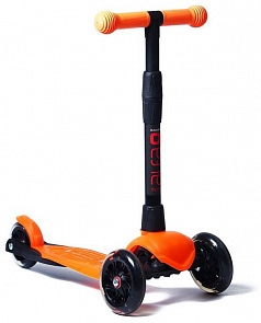 Самокат 3-колесный Alfa Model Buggy Boom, цвет - оранжевый апельсин (Buggy Boom, 003-0190)